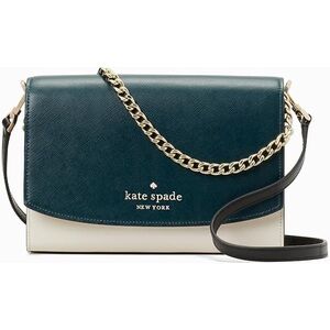 kate spade Peacock and Cream Crossbody Bag